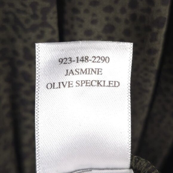 NWT Rails JASMINE OLIVE SPECKLED Smocked Waist Mini Fall Dress Size MEDIUM - Picture 14 of 16